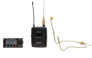 Show details for Add-on Wireless Headset Microphone and Receiver Picture of Add-on Wireless Headset Microphone and Receiver