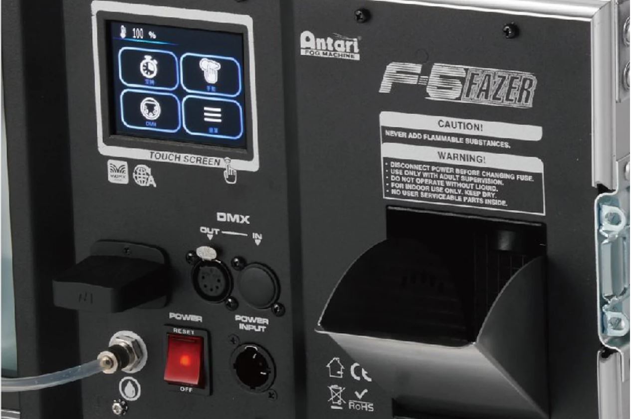 F6 Faze Machine | Dual Output Fog & Haze with Wireless DMX for Large ...