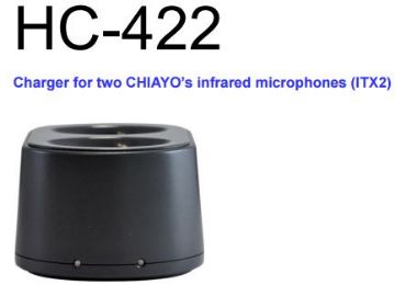 Show details for Charger Station for 2x  ITX2 IR Microphones Picture of Charger Station for 2x  ITX2 IR Microphones