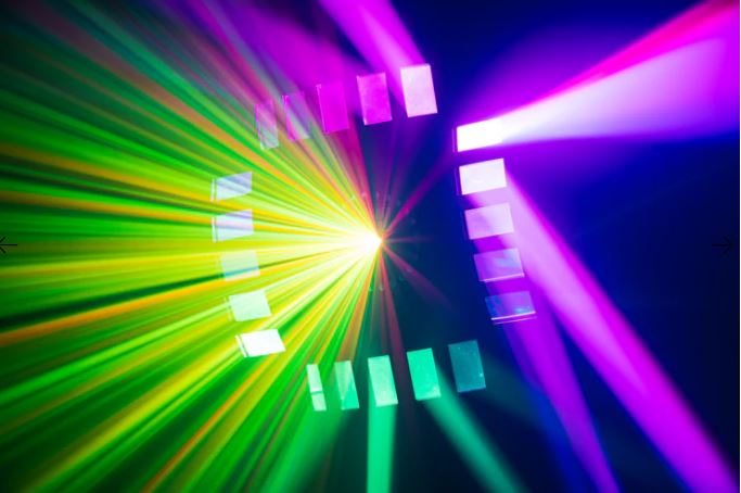 ORBIT2 – 3-in-1 LED Derby, Strobe, and Laser Effect Light for DJs ...