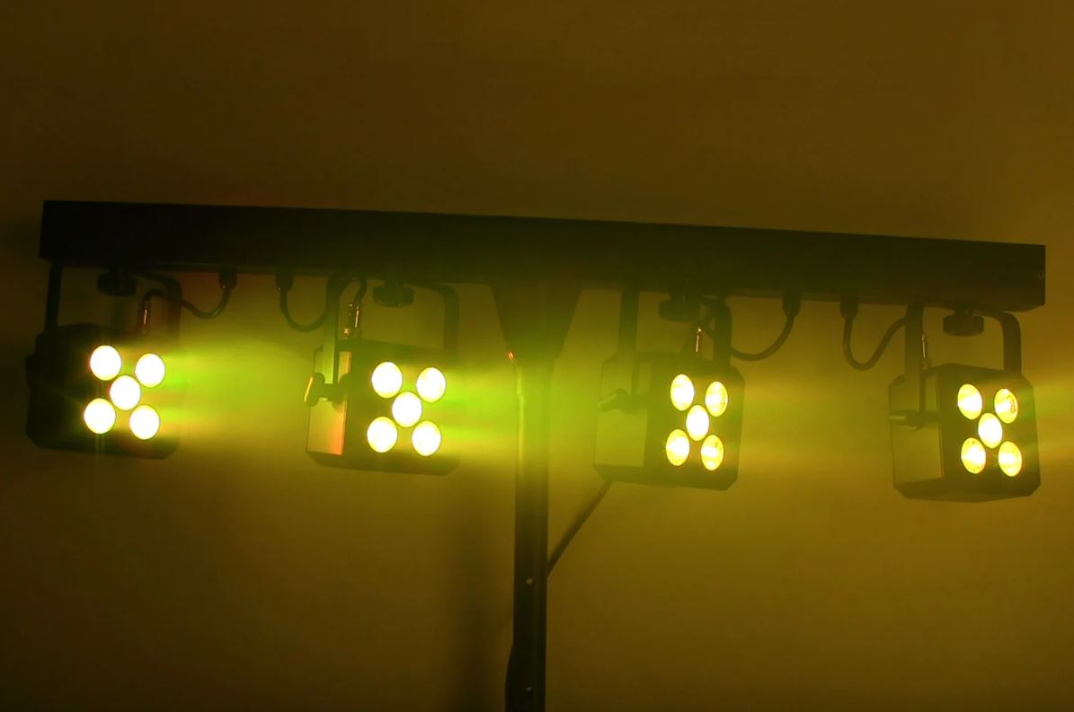 Buy the Event Lighting PARBAR4QUAD Par Bar with 4 Heads of 5x 8W RGBW ...