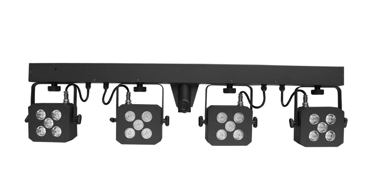 Buy the Event Lighting PARBAR4QUAD Par Bar with 4 Heads of 5x 8W RGBW ...