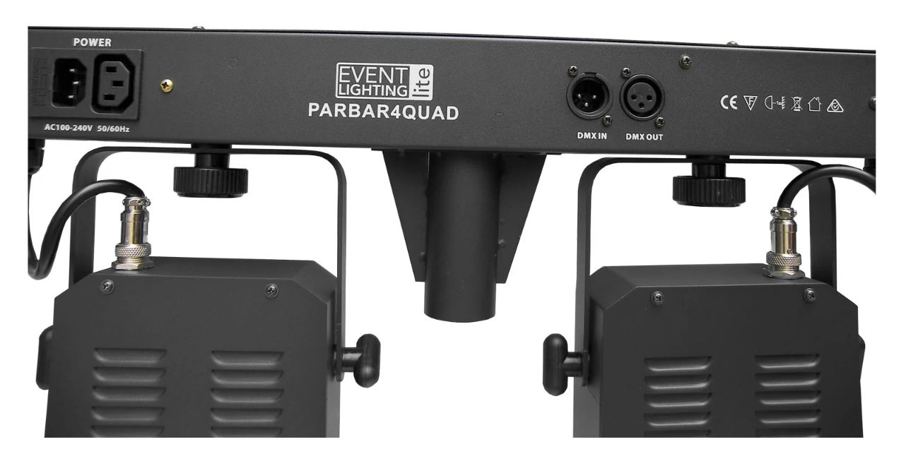 Buy the Event Lighting PARBAR4QUAD Par Bar with 4 Heads of 5x 8W RGBW ...