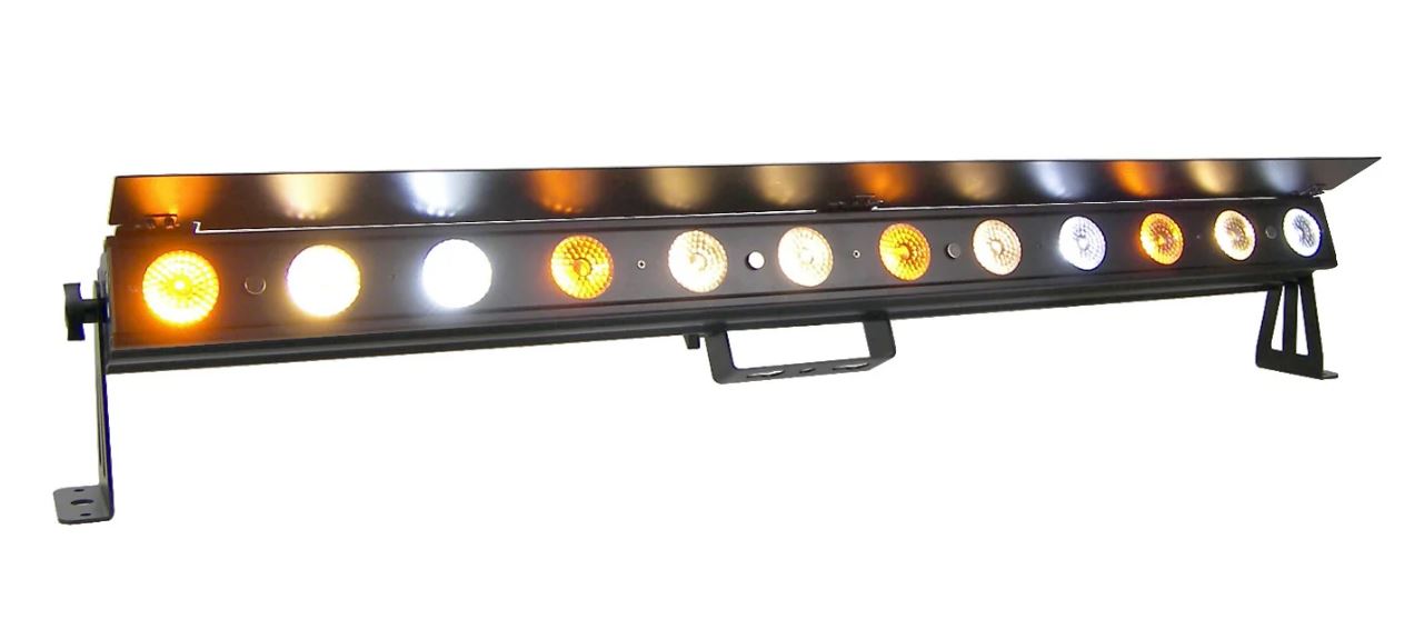 PIXBAR12VW – 12 x 6W CW/WW/A LED Pixel Bar with Barndoor | Edwards ...