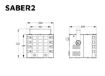 Picture of 3 in 1 DJ / Party Effect Light:  RGBW Derby, Strobe, UV