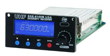 Show details for 100Ch LCD Mic Receiver Module, IrDA 650Mhz Picture of 100Ch LCD Mic Receiver Module, IrDA 650Mhz