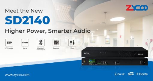 Picture of Network Power Amplifier: Dante, SIP and ONVIF