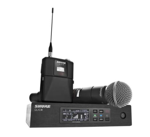 Picture of Hire Shure QLXD Wireless SM58 Mic system