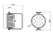 Picture of Outdoor Par IP65 with 9 12W RGBWAU, White, WDMX