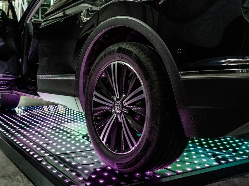LED Car floor display