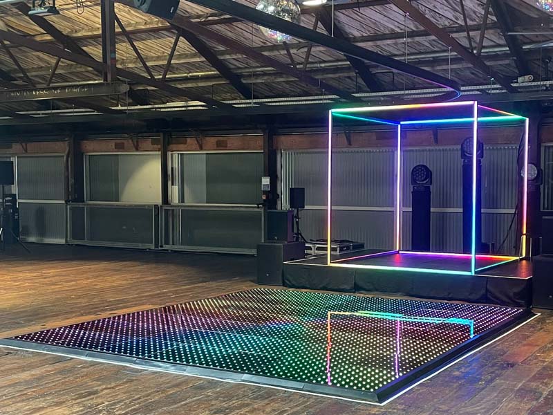 LED Dance Floor Assembly