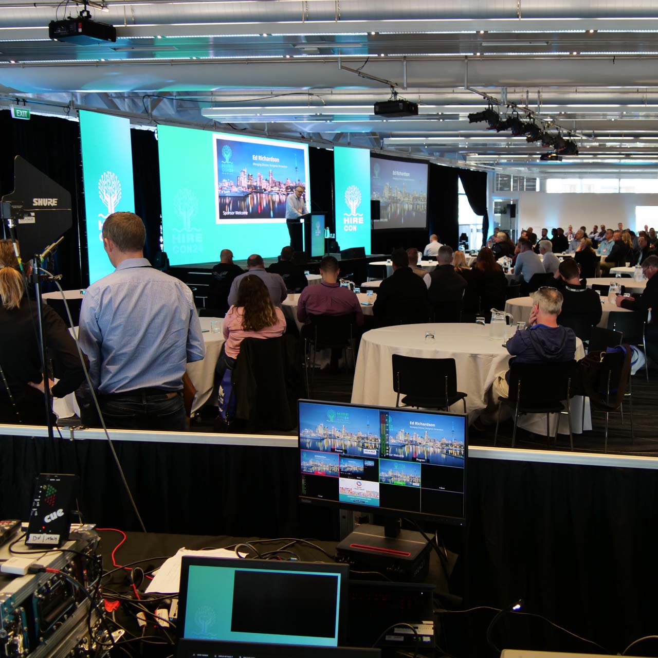 Live sound and DJ setup for an Auckland school formal