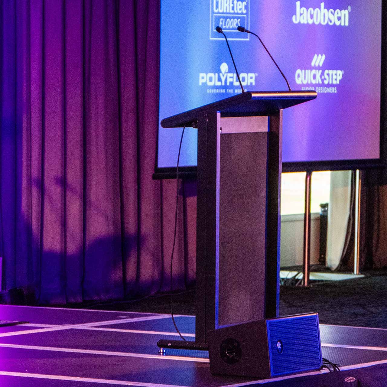Lectern hire for corporate AV