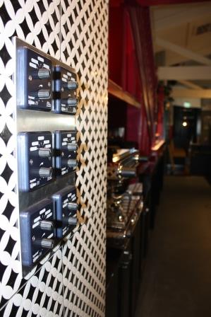Control for restaurant sound system